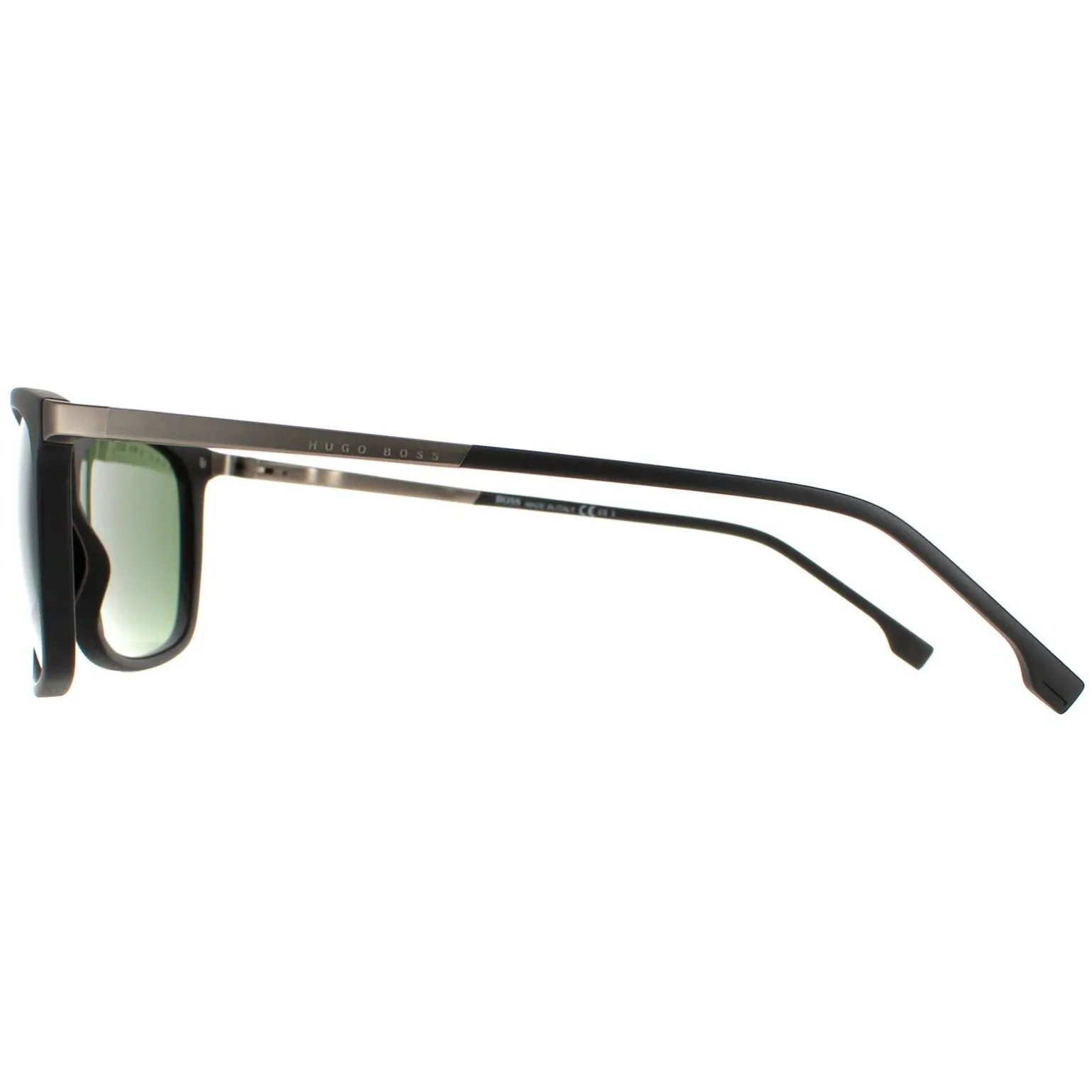 Hugo Boss Sunglasses BOSS 1249/S/IT 003 QT Matte Black Green