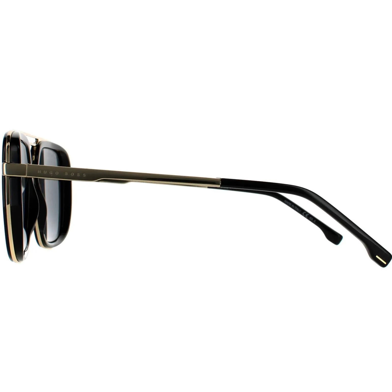 Hugo Boss Sunglasses BOSS 1235/S 807 IR Black Gold Grey