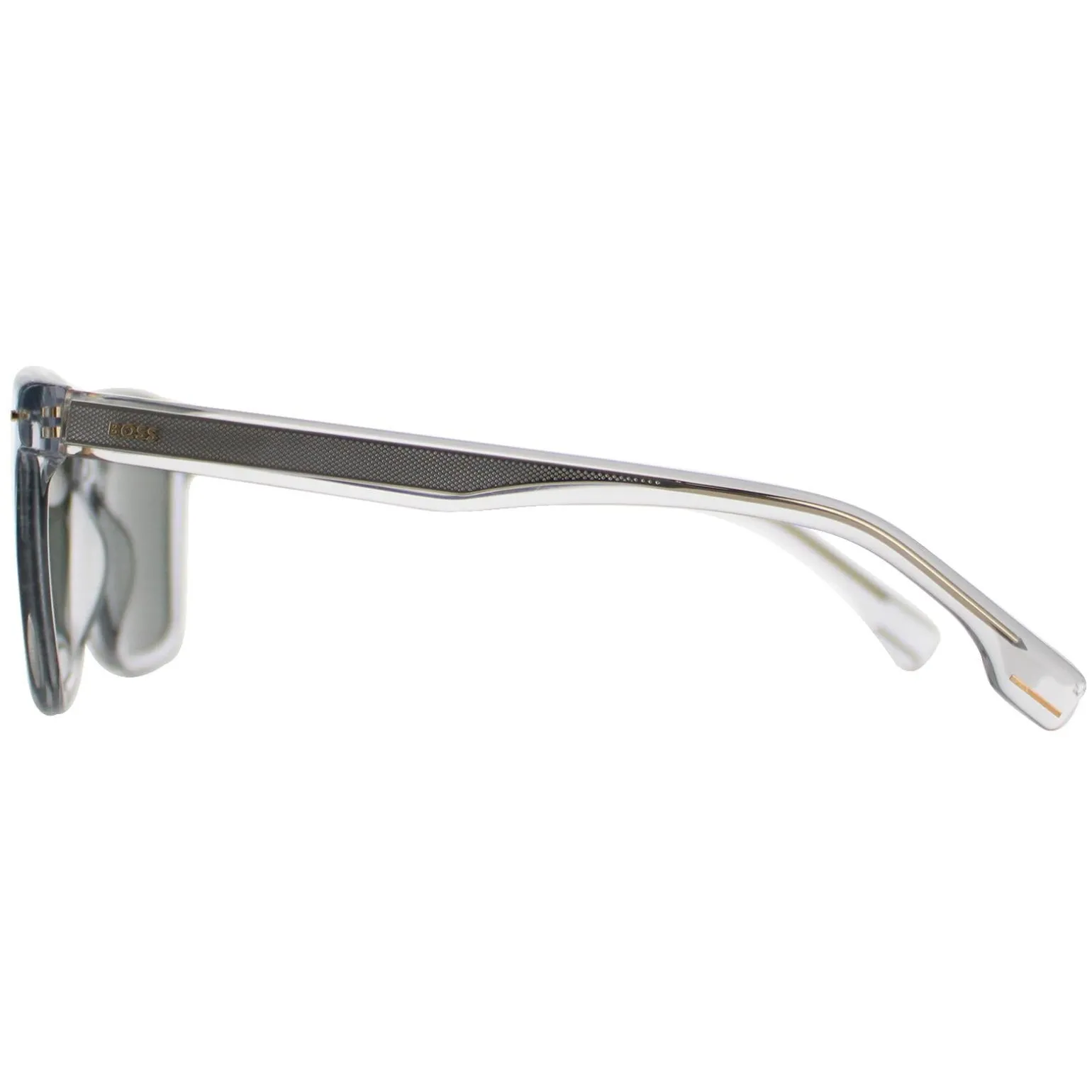Hugo Boss Sunglasses BOSS 1317/S KB7 CW Transparent Grey Green Gold Mi