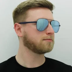Hugo Boss Sunglasses BOSS 1077/S FLL 3J Matte Blue Blue Mirror