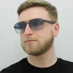 Hugo Boss Sunglasses BOSS 1240/S 003/08 Matte Black Blue Gradient