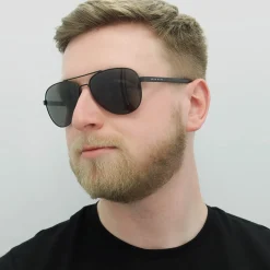 Hugo Boss Sunglasses BOSS 0761/S 10G NR Matte Black Grey