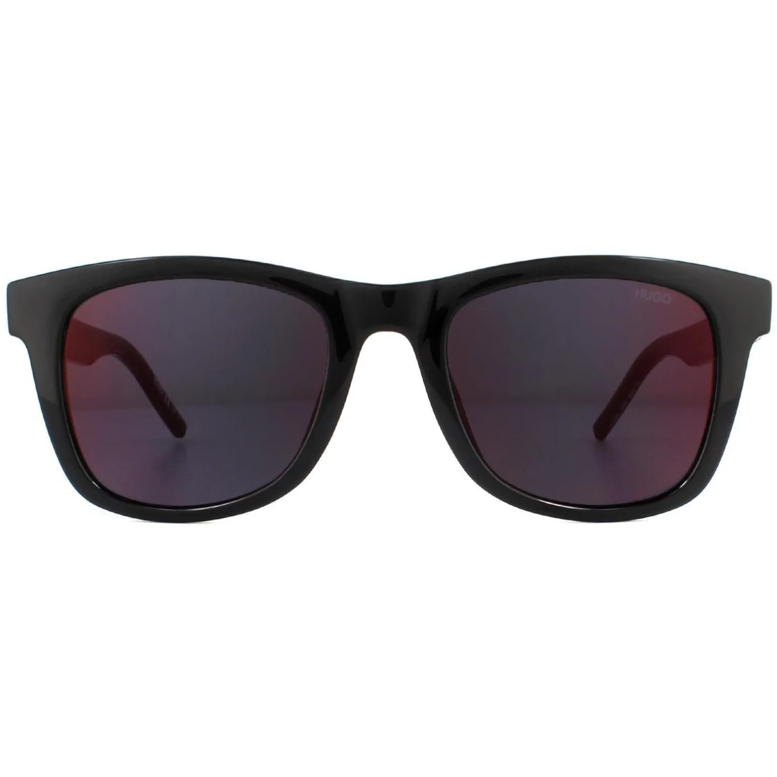 Hugo by Hugo Boss Sunglasses HG 1070/S 807 AO Shiny Black Red Mirror