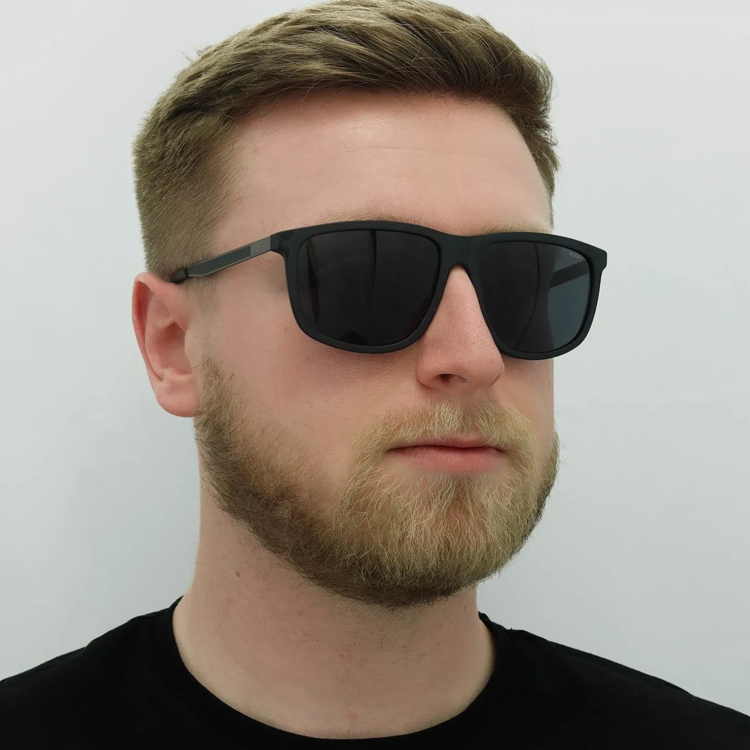 Hugo by Hugo Boss Sunglasses HG 1138S 003 IR Matte Black Grey