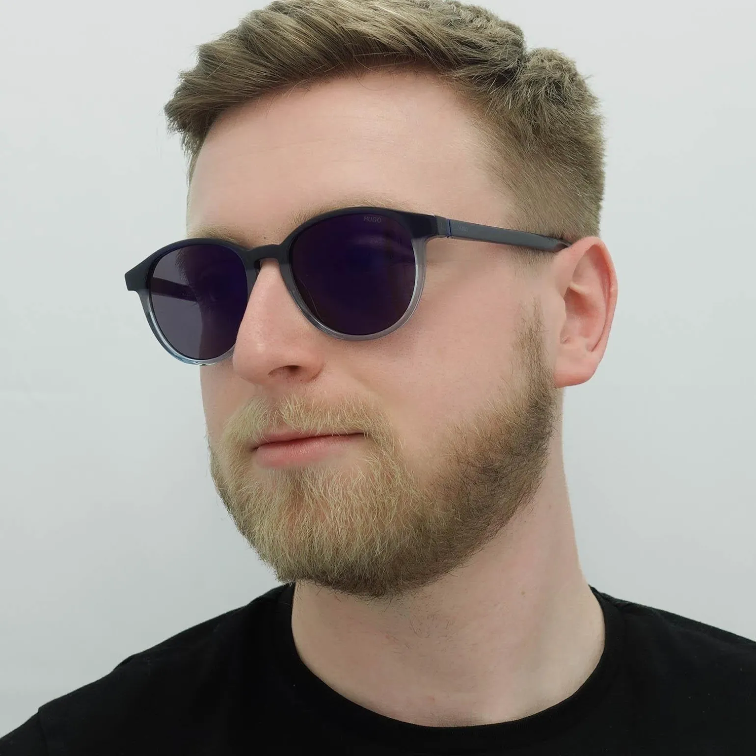 Hugo by Hugo Boss Sunglasses HG1127/S ZX9/XT Matte Blue Turquoise Blue