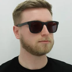 Hugo by Hugo Boss Sunglasses HG 1070/S 807 AO Shiny Black Red Mirror