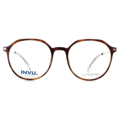 INVU Glasses Frames B4117 B Honey Tortoise Demi Gold Men Women