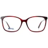 INVU Glasses Frames B4107 C Transparent Burgundy Women