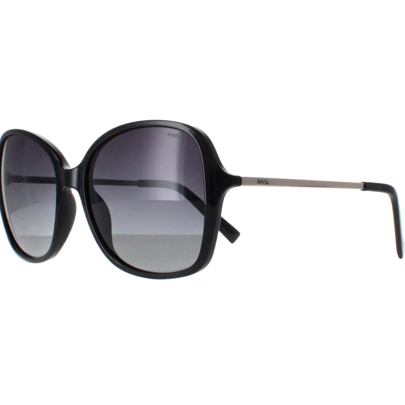 INVU Sunglasses B2133 A Black Grey Polarized