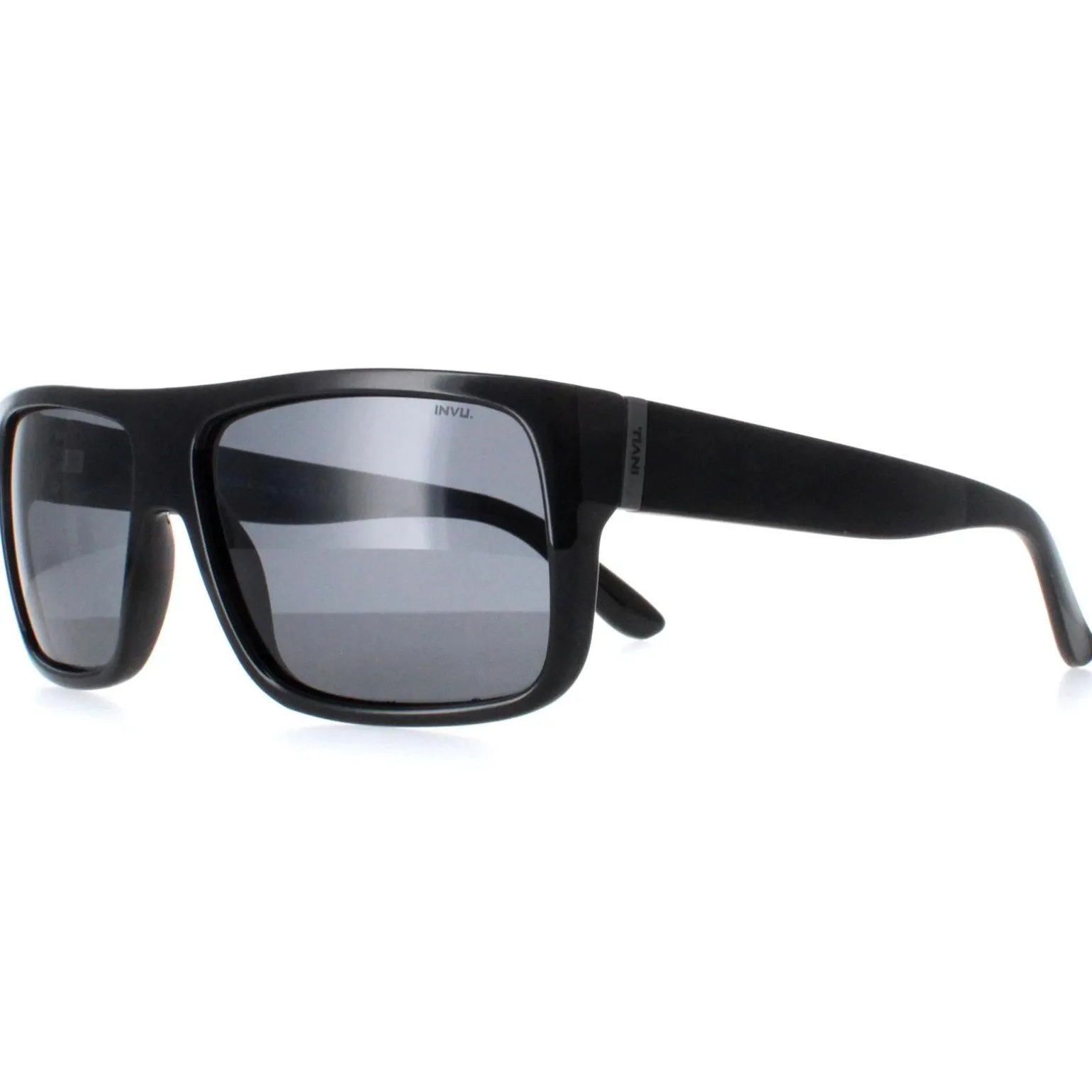 INVU Sunglasses B2130 A Black Grey Polarized