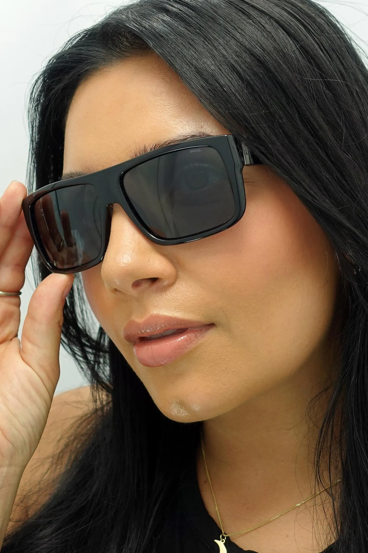 INVU Sunglasses B2130 A Black Grey Polarized