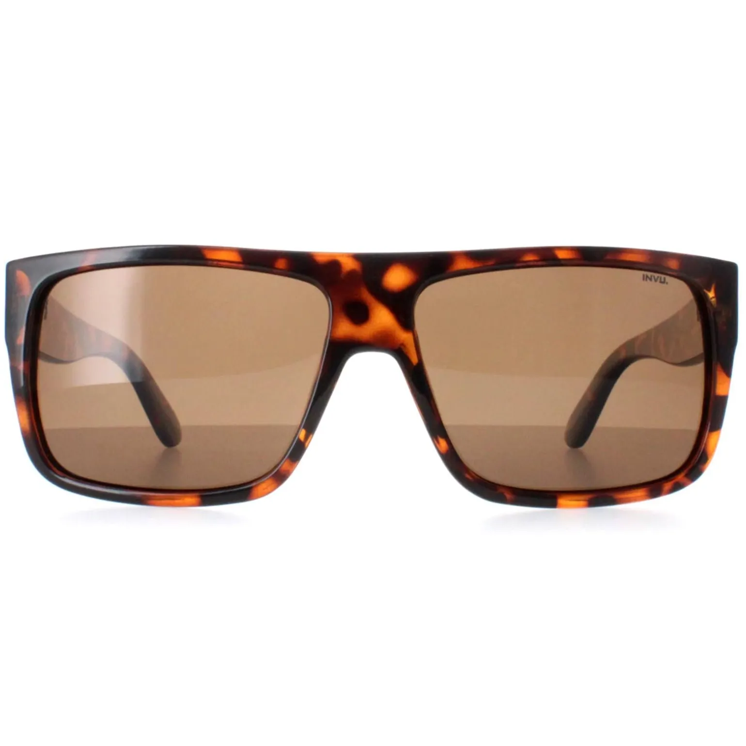 INVU Sunglasses B2130 B Demi Tortoise Brown Brown Polarized