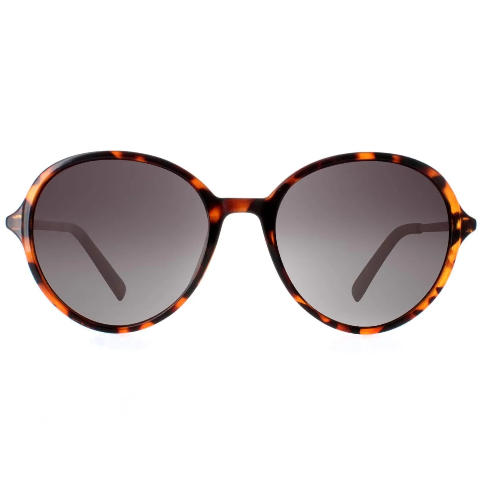 INVU Sunglasses B2135 B Demi Tortoise Brown Gold Grey Polarized