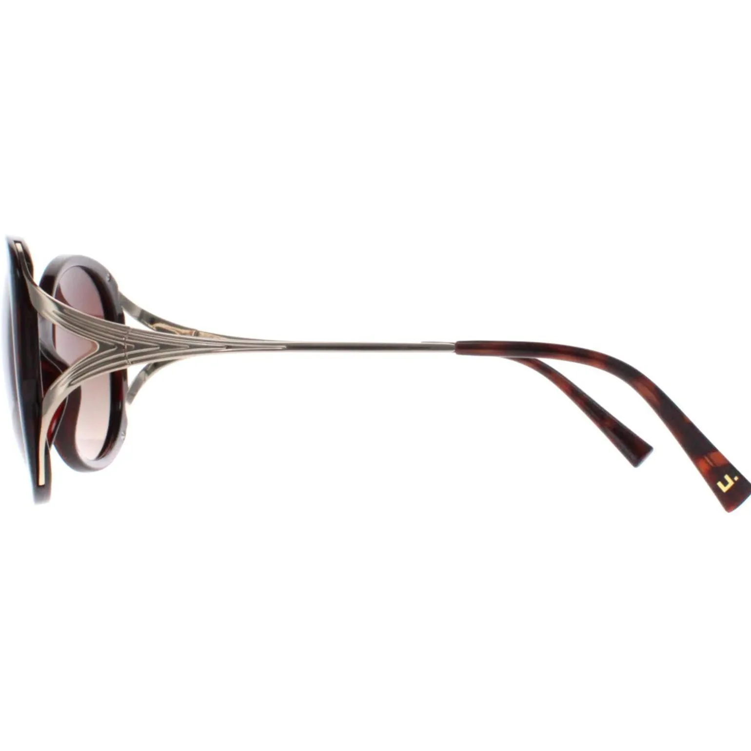 INVU Sunglasses B2117 B Demi Gold Brown Tortoise Brown Polarized