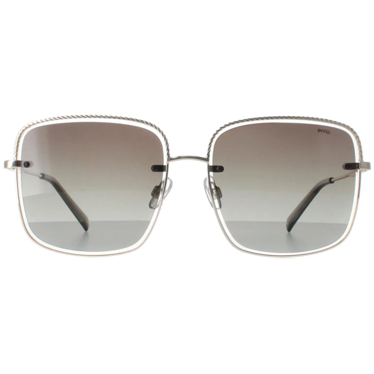 INVU Sunglasses B1112 B Gold Grey Polarized