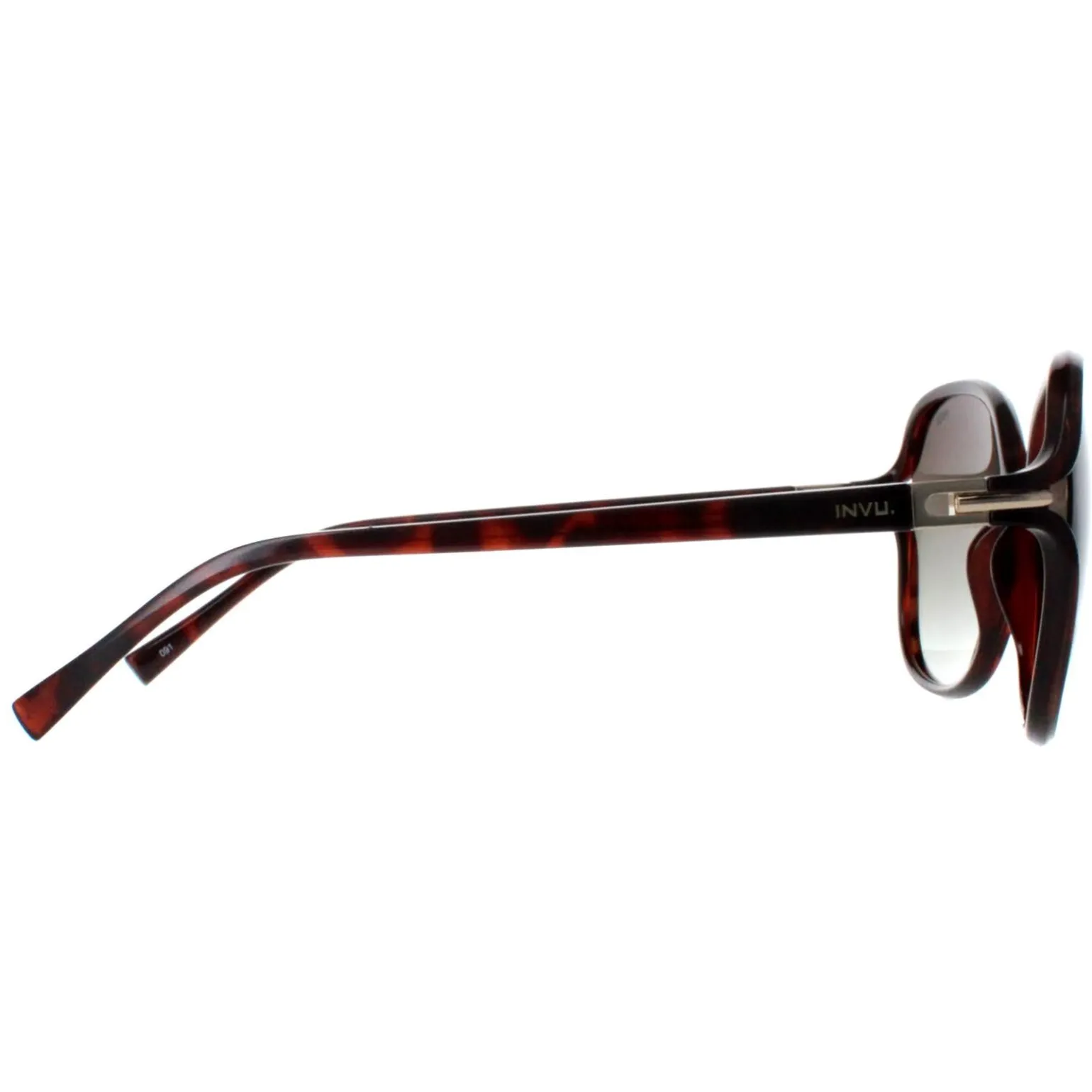 INVU Sunglasses B2114 B Warm Demi Brown Tortoise Brown Polarized