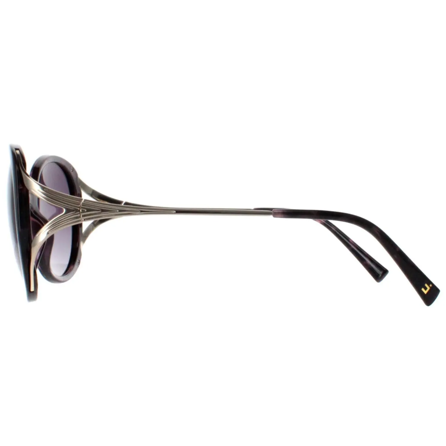 INVU Sunglasses B2117 C Dark Tortoise Purple Demi Gold Purple Polarize