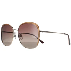 INVU Sunglasses B1018 C Gold Beige Brown Polarized