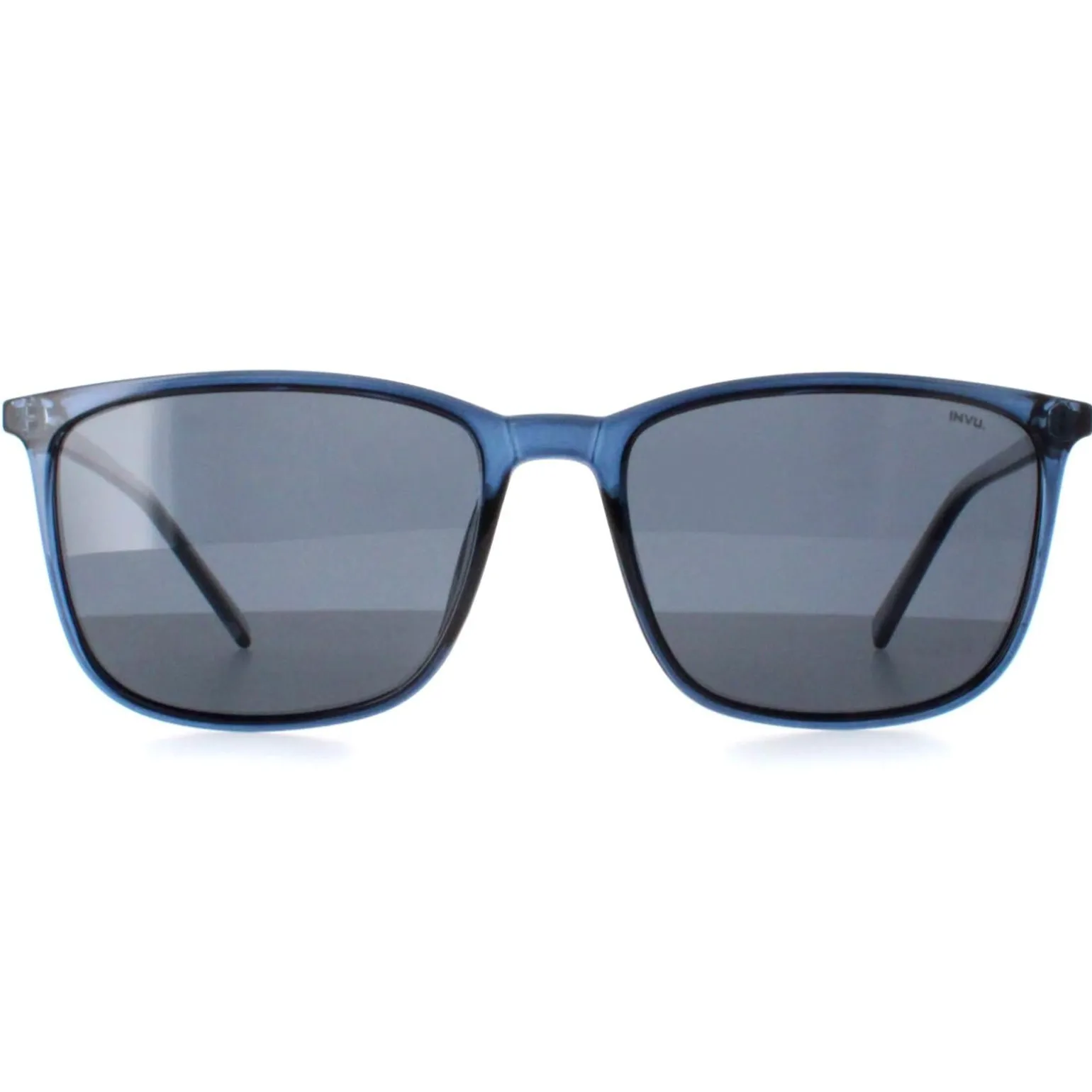 INVU Sunglasses B2125 D Transparent Crystal Blue Dark Blue Polarized