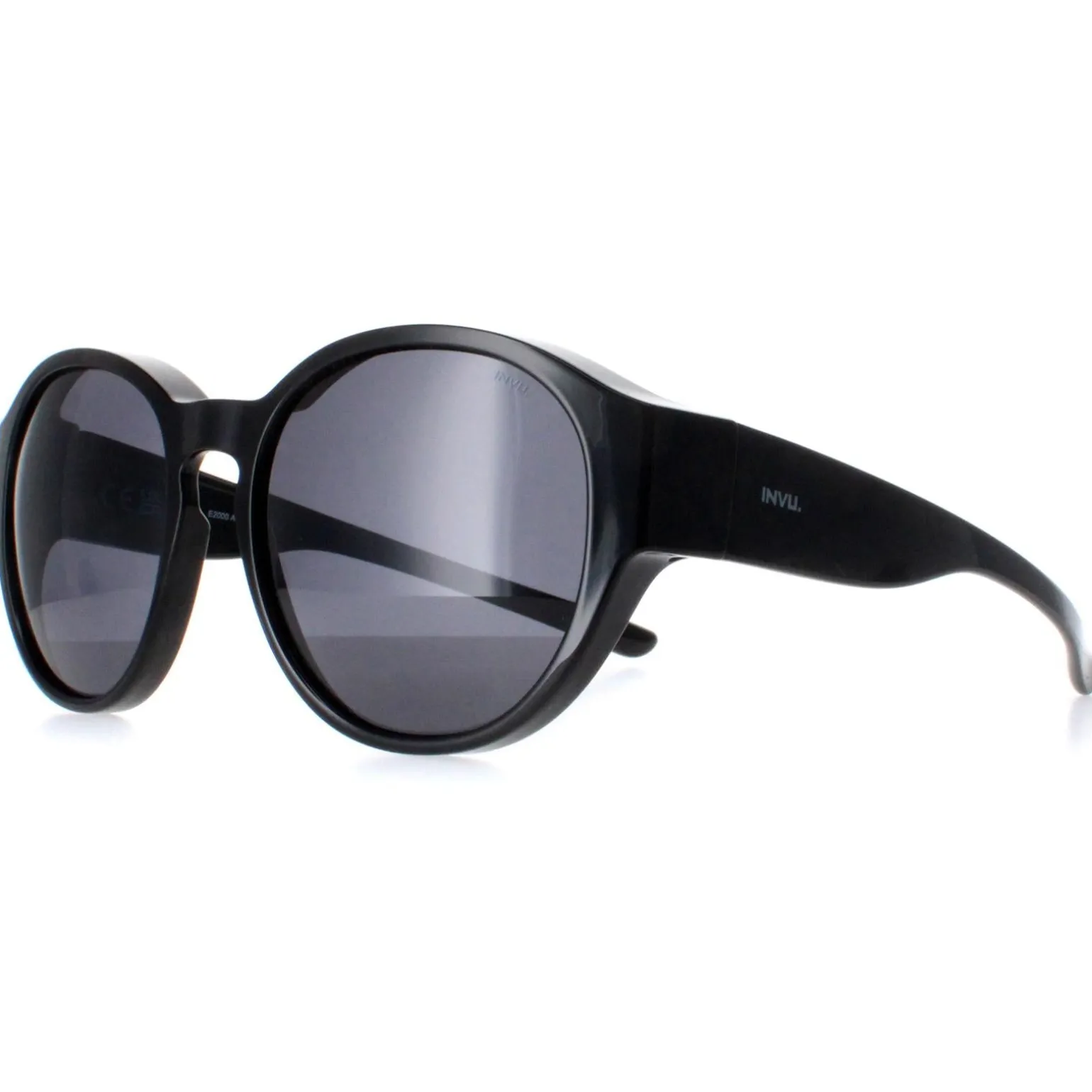 INVU Sunglasses E2000 A Black Grey Polarized