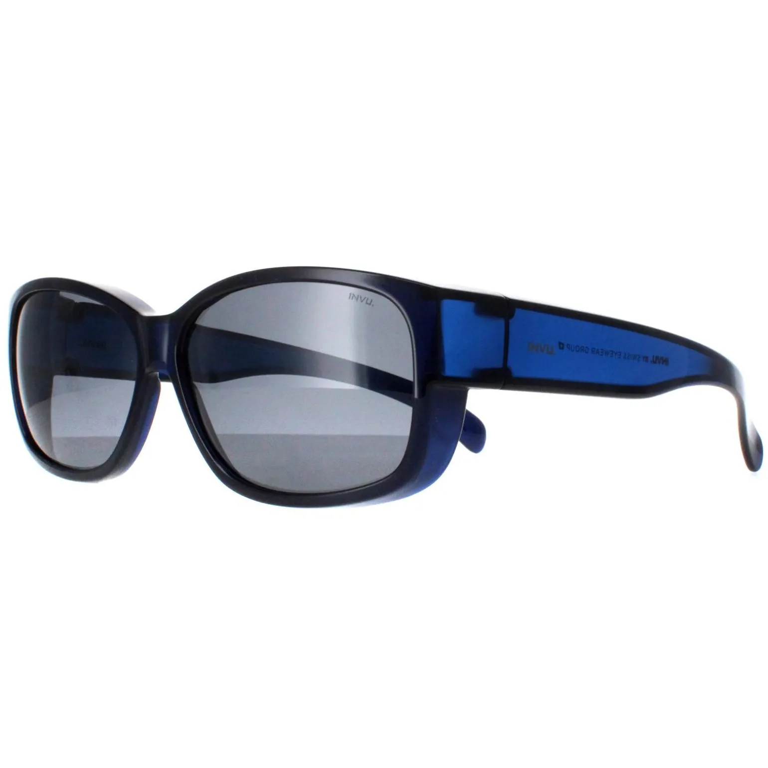 INVU Sunglasses E2401 J Transparent Blue Blue Polarized