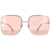 Jimmy Choo Sunglasses ALIANA/S PY3 2S Copper Gold Nude Pink Flash Silv