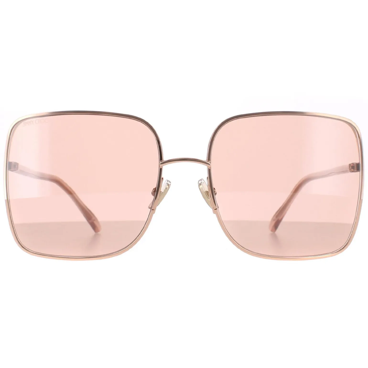 Jimmy Choo Sunglasses ALIANA/S PY3 2S Copper Gold Nude Pink Flash Silv