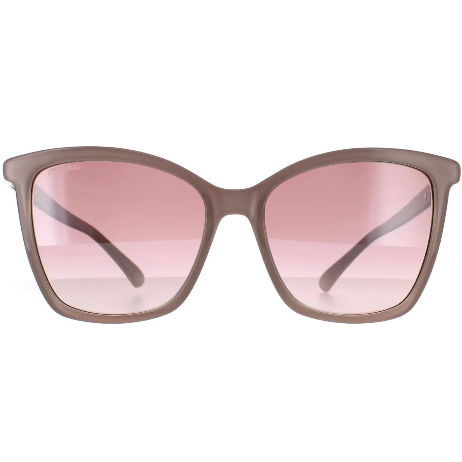 Jimmy Choo Sunglasses ALI/S FWM NQ Nude Brown Silver Mirror