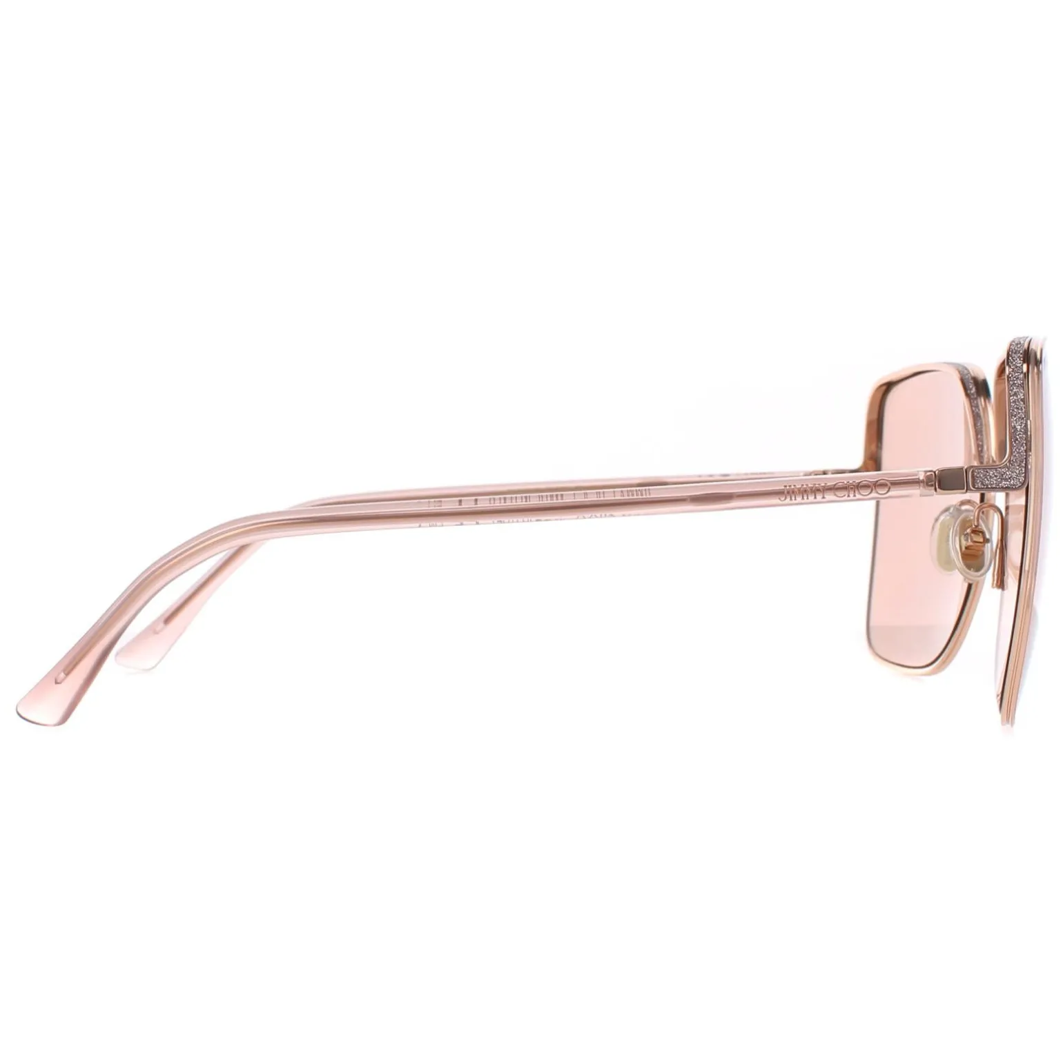 Jimmy Choo Sunglasses ALIANA/S PY3 2S Copper Gold Nude Pink Flash Silv