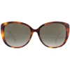 Jimmy Choo Sunglasses ALY/F/S 086 HA Havana Brown Brown Gradient