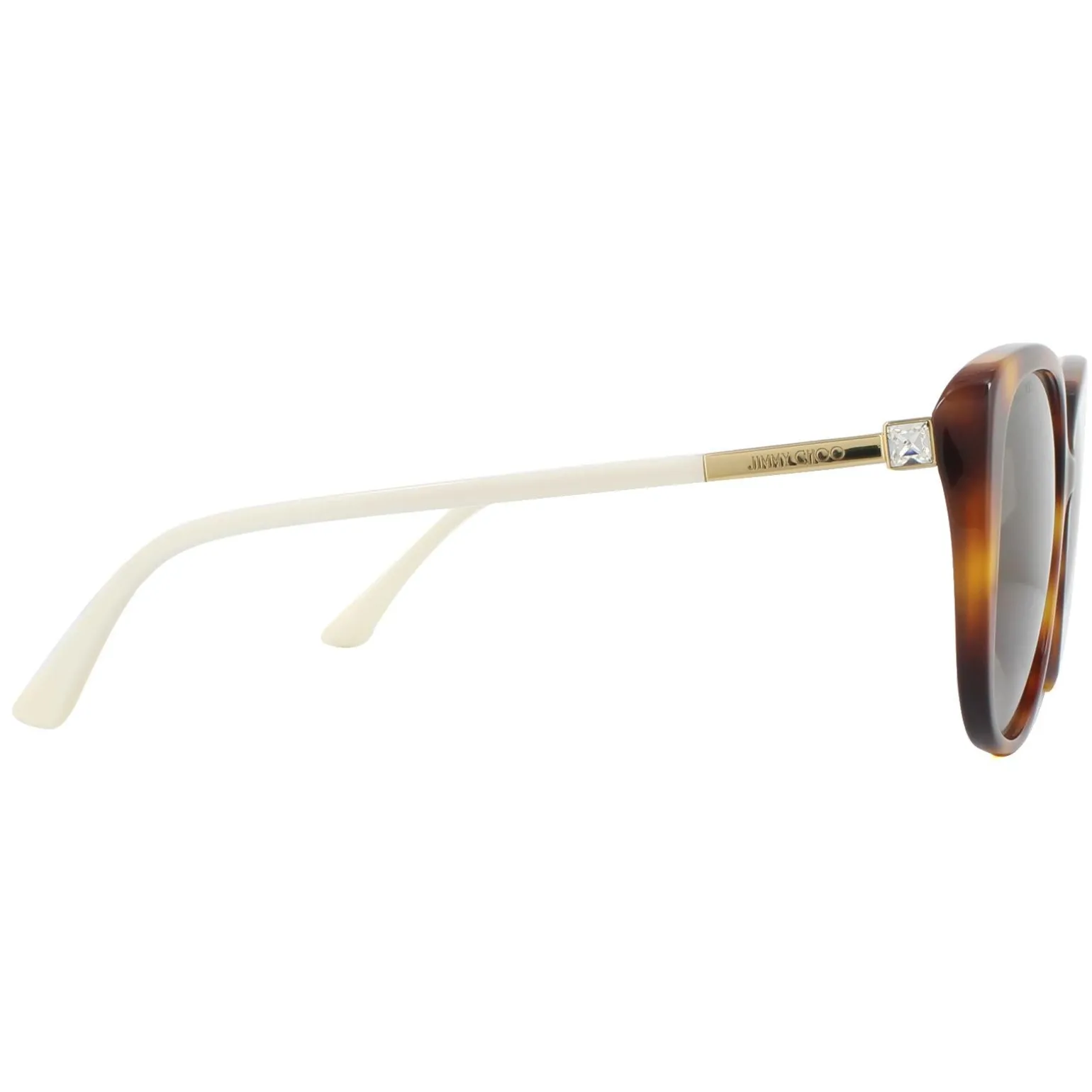 Jimmy Choo Sunglasses ALY/F/S 086 HA Havana Brown Brown Gradient