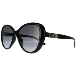 Jimmy Choo Sunglasses AMIRA/G/S 807 9O Black Dark Grey Gradient