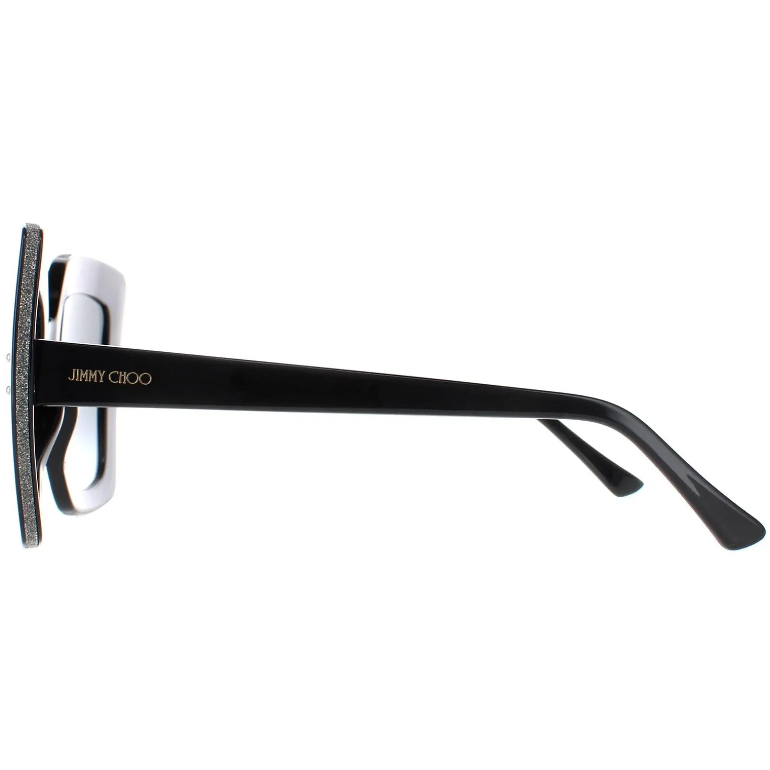 Jimmy Choo Sunglasses AURI/G/S 807 90 Black Dark Grey Gradient