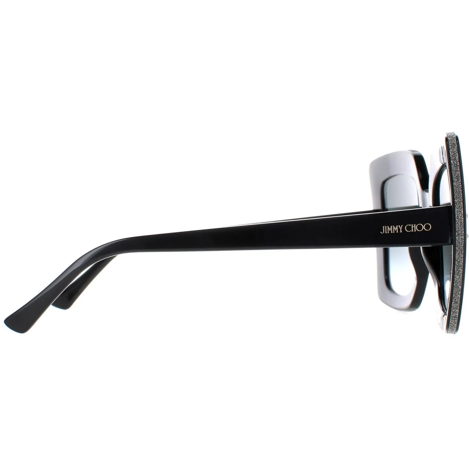 Jimmy Choo Sunglasses AURI/G/S 807 90 Black Dark Grey Gradient