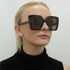 Jimmy Choo Sunglasses AURI/G/S 086 HA Havana Brown Gradient