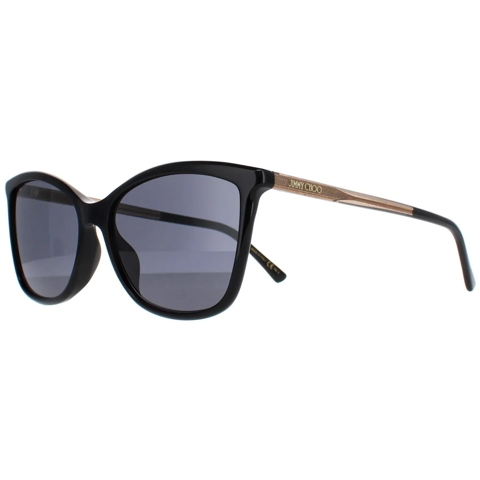 Jimmy Choo Sunglasses BA/G/S 807 IR Black Grey