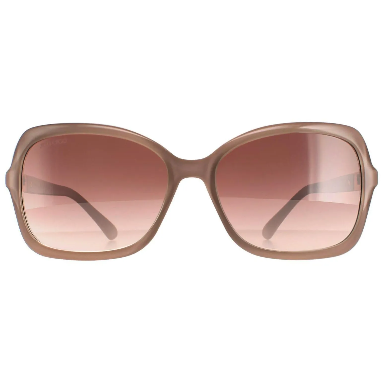 Jimmy Choo Sunglasses BETT/S FWM NQ Nude Brown Silver Mirror