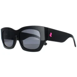 Jimmy Choo Sunglasses CAMI/S 807 IR Black with Black Pattern Temples G