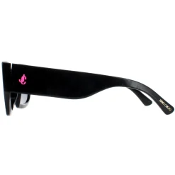 Jimmy Choo Sunglasses CAMI/S 807 IR Black with Black Pattern Temples G
