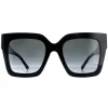 Jimmy Choo Sunglasses EDNA/S 807 9O Black Grey Gradient