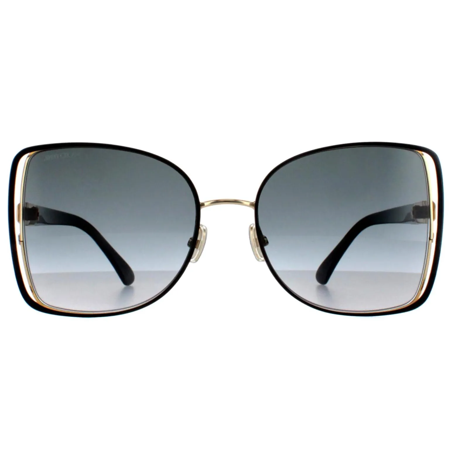Jimmy Choo Sunglasses FRIEDA/S 2M2 90 Black and Gold Grey Gradient