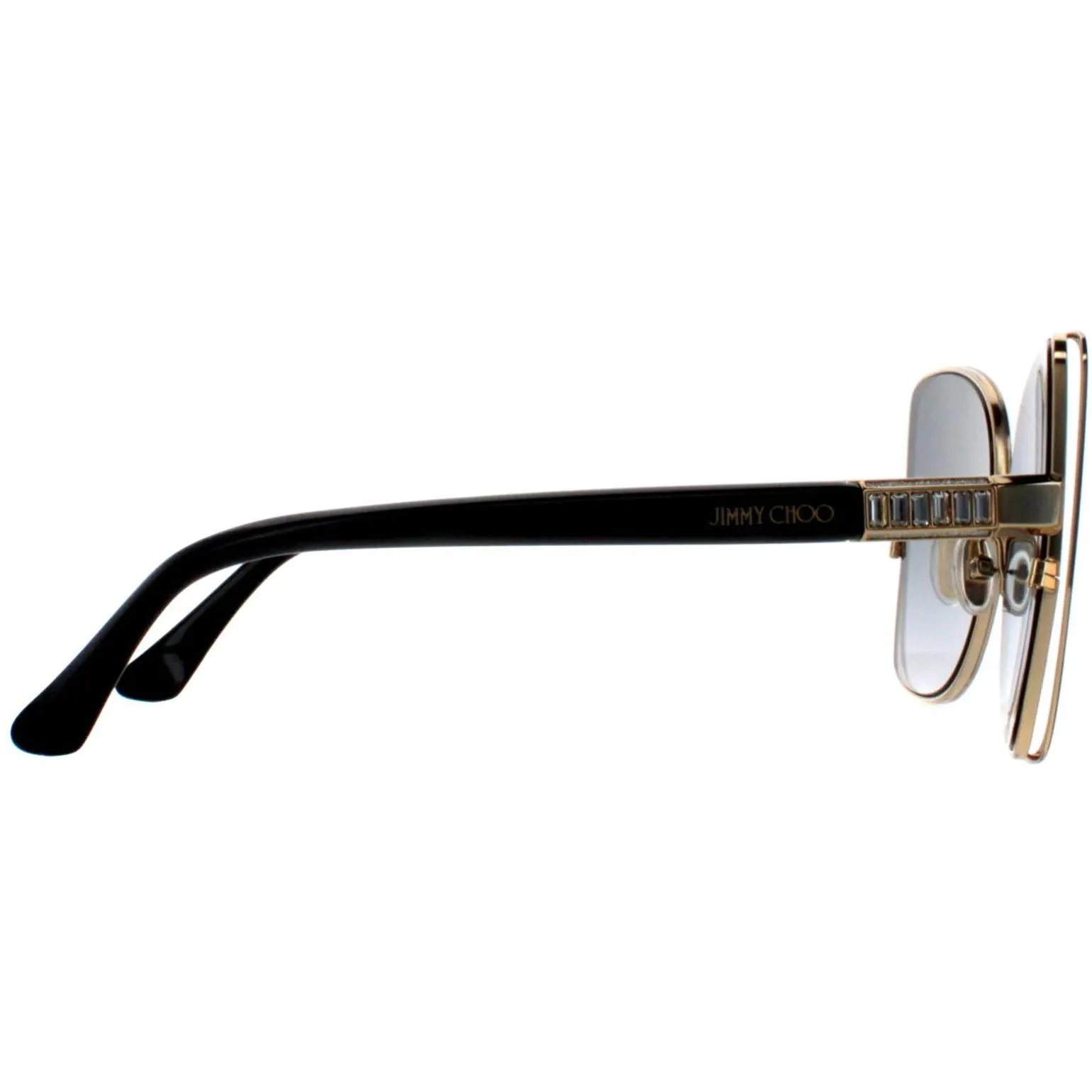 Jimmy Choo Sunglasses FRIEDA/S 2M2 90 Black and Gold Grey Gradient