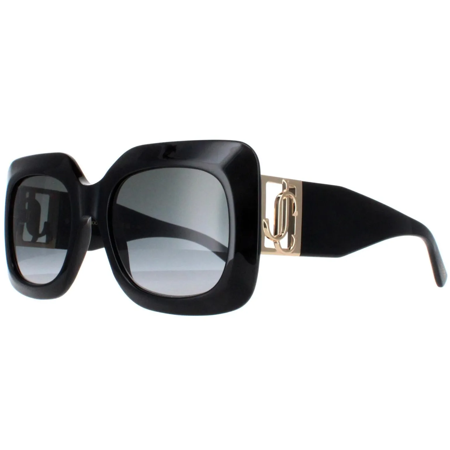 Jimmy Choo Sunglasses GAYA/S 807 9O Black Grey Gradient