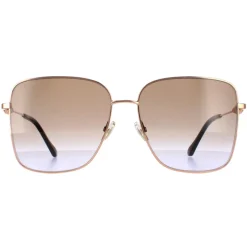 Jimmy Choo Sunglasses HESTER/S VO1 QR Gold Brown Gradient Blue