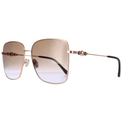Jimmy Choo Sunglasses HESTER/S VO1 QR Gold Brown Gradient Blue