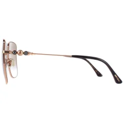 Jimmy Choo Sunglasses HESTER/S VO1 QR Gold Brown Gradient Blue