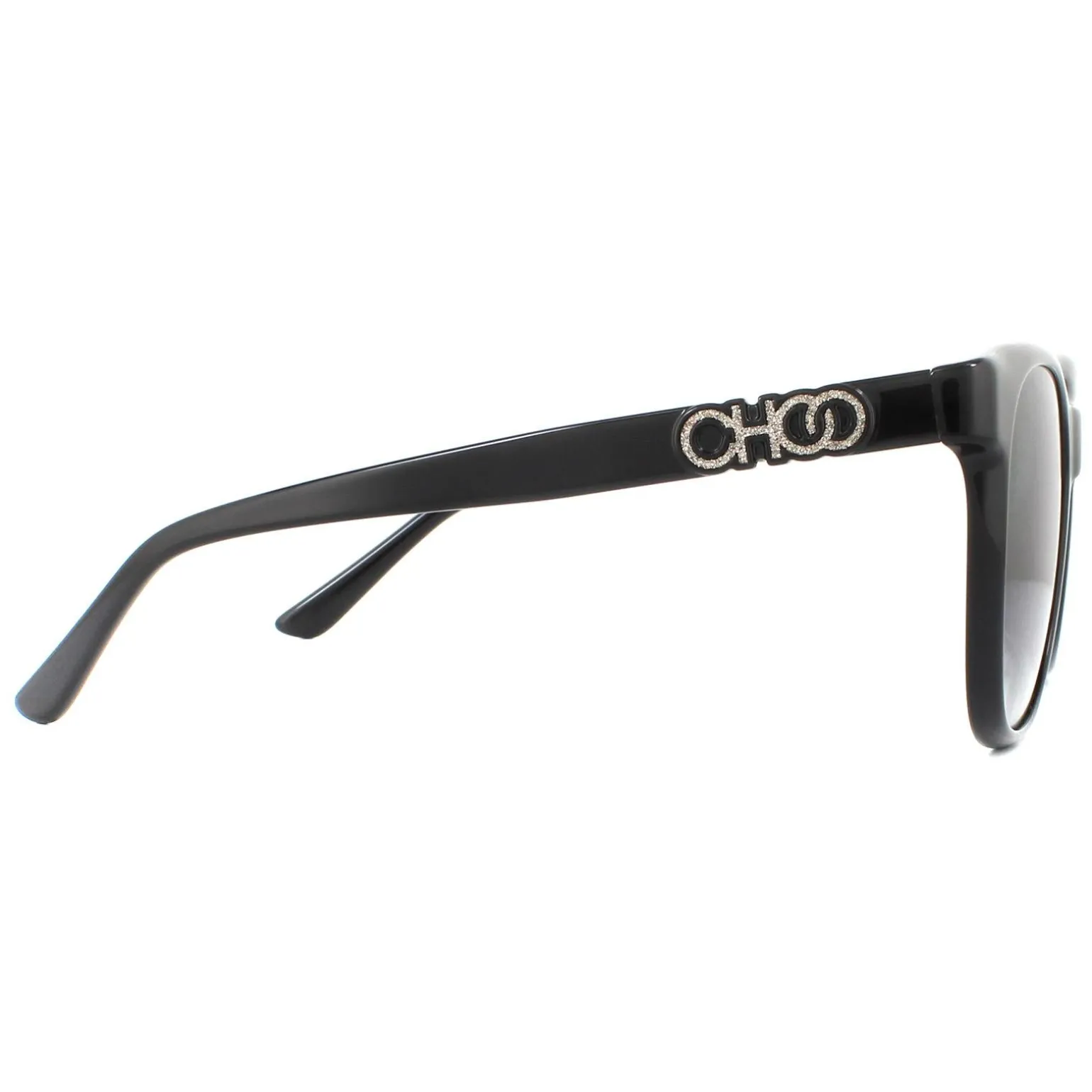 Jimmy Choo Sunglasses JUNE/F/S 807 9O Black Dark Grey Gradient