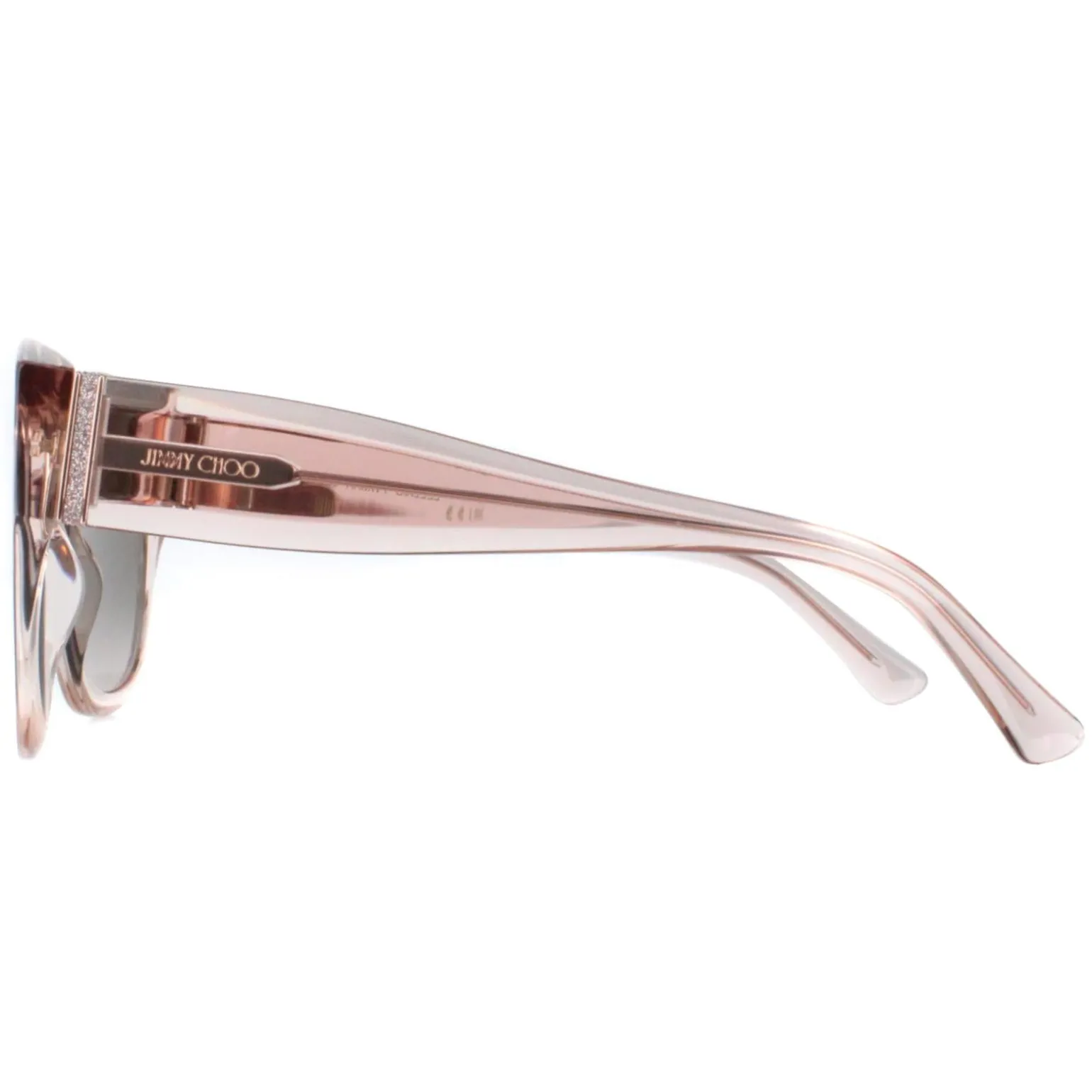 Jimmy Choo Sunglasses LEELA/S FWM HA Transparent Rose Brown Gradient