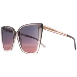 Jimmy Choo Sunglasses LESSIE/S S KON Nude Glitter Grey Fuchsia