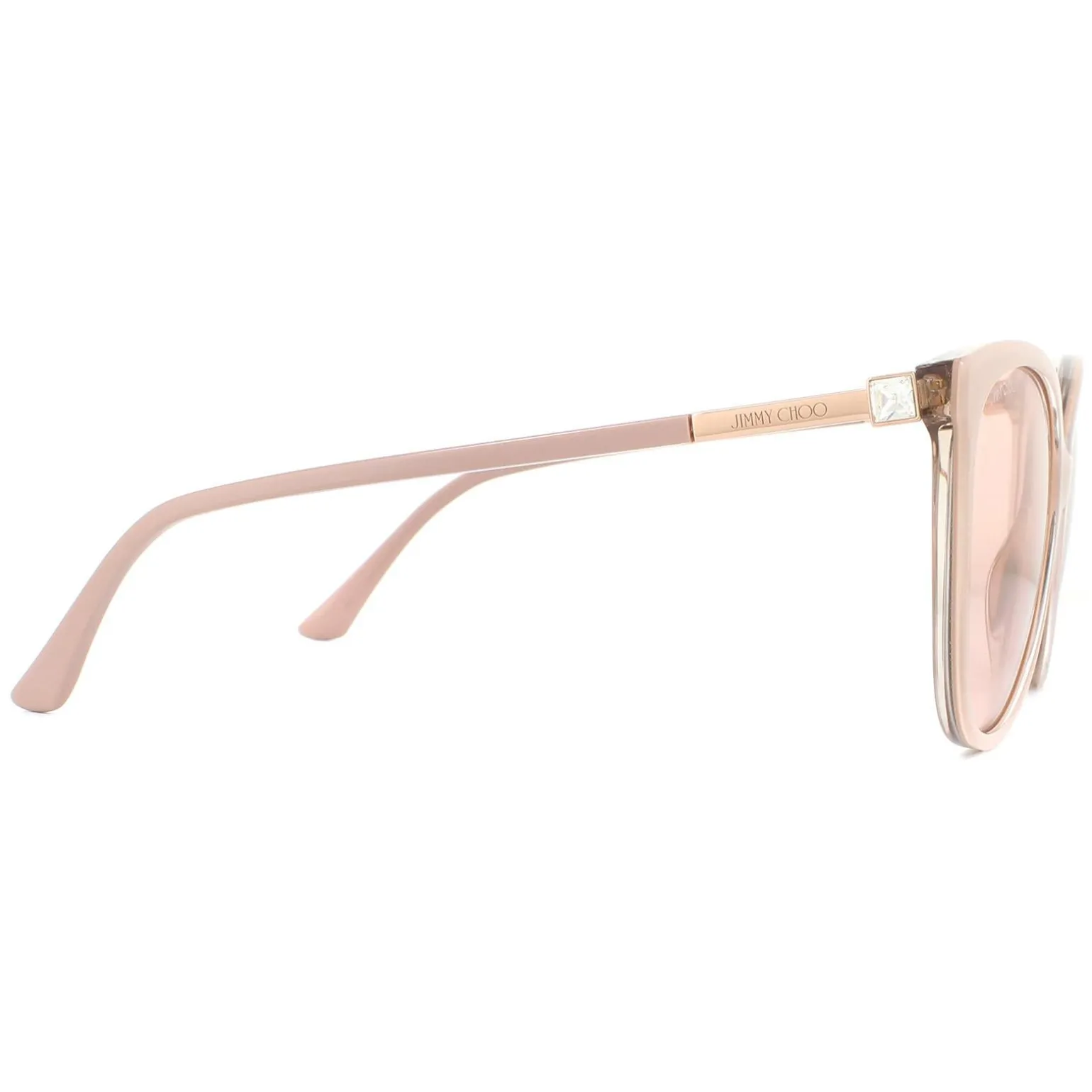 Jimmy Choo Sunglasses Lissa/S KON K1 Nude Glitter Gold Mirror